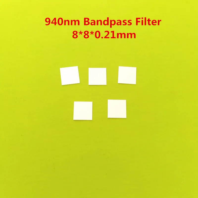5 шт.! 940nm NBP940 8*8*0 21 мм ИК инфракрасный узкий ленточный фильтр Видимый