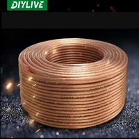 20m fever pure copper thick wire core oxygen free copper horn power amplifier audio cable connected to the speaker wire