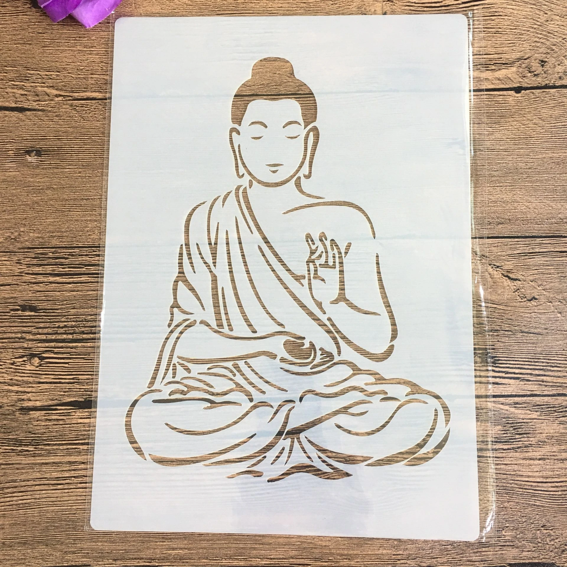 

Mandala Buddha A4 Decorative Stencils 29*21 cm DIY Wall Painting Scrapbook Coloring Embossing Albumfor painting and decor