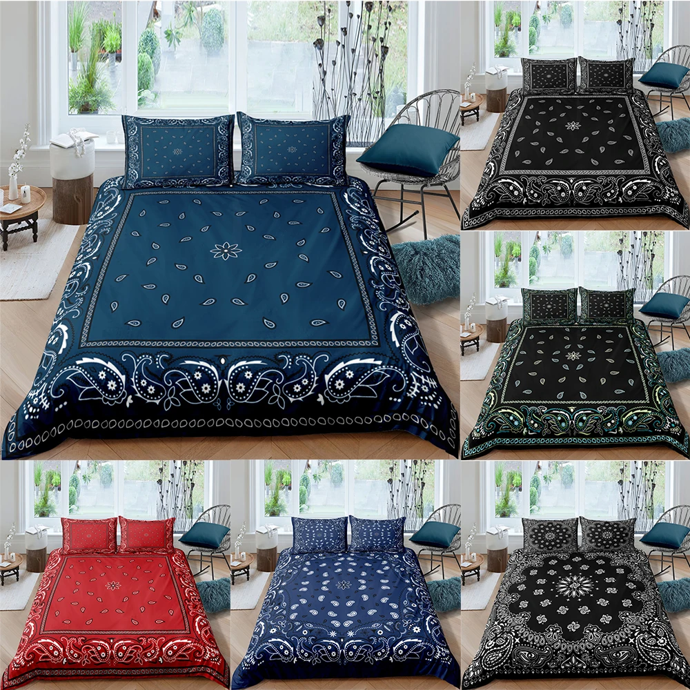 

ZEIMON Bohemian Duvet Cover Floral Queen Bedding Set 3D Bed set Girls Full Size Quilt Cover Sets Twin Unisex Home Textiles