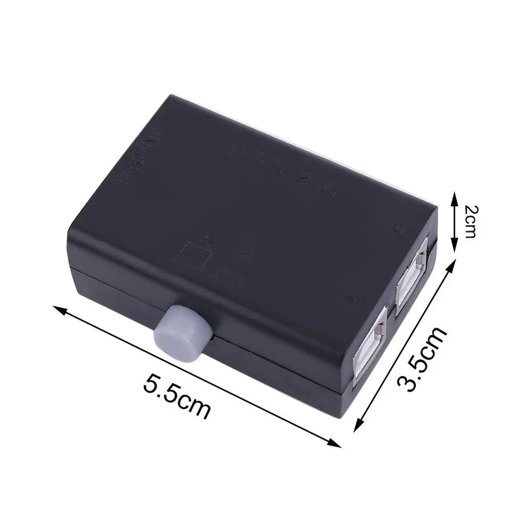 

your USB sharing parts Switch Box Hub 2 Ports PC Computer Scanner Printer Manual Hot Promotion