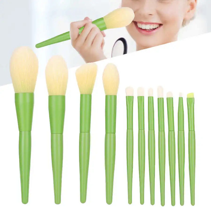 

11pcs / Set Eye Shadow Loose Powder Brush Eyebrow Cosmetic Brush Makeup Tool Set
