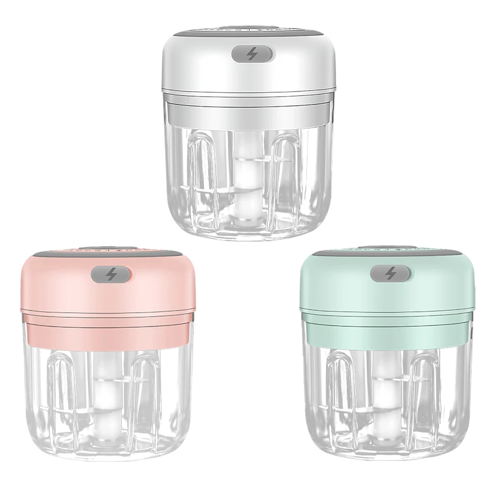 Электрическая чеснока давилка прочная тонкая USB зарядка для измельченного