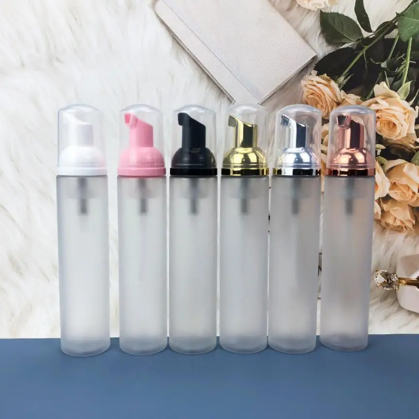 

5 pcs/lot Foaming Bottle Liquid Soap Whipped Mousse Points Bottling Shampoo Lotion Shower Gel Foam Pump Bottles 60ml 100ml