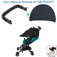 11 stroller accessories armrest for gb pockit plus handrail sun shade hook for goodbaby pockit not for all city