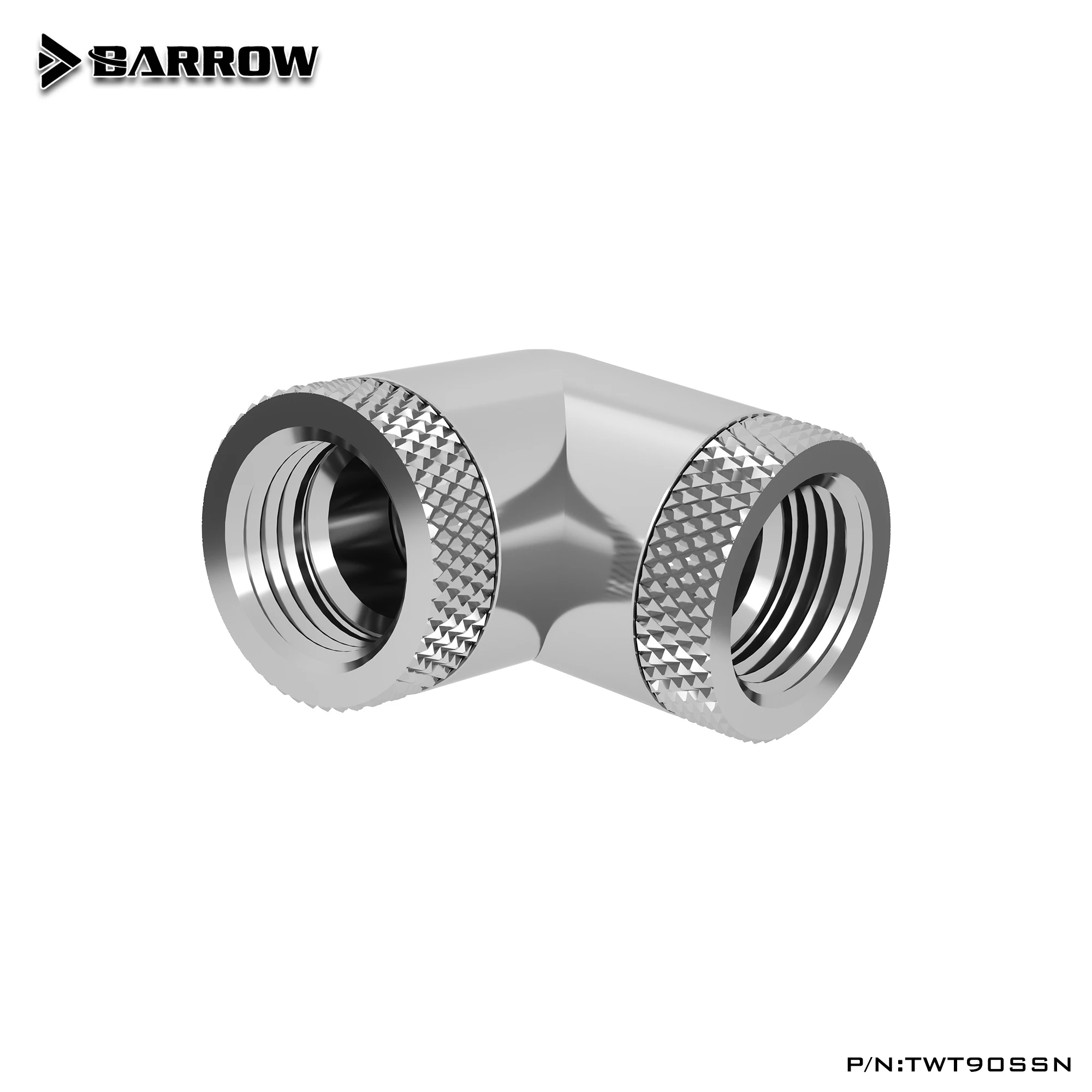 Barrow G4 / 1 bright silver black 90 degree double inner teeth rotation adapter 360 Rotary Fitting TWT90SSN | Компьютеры и офис