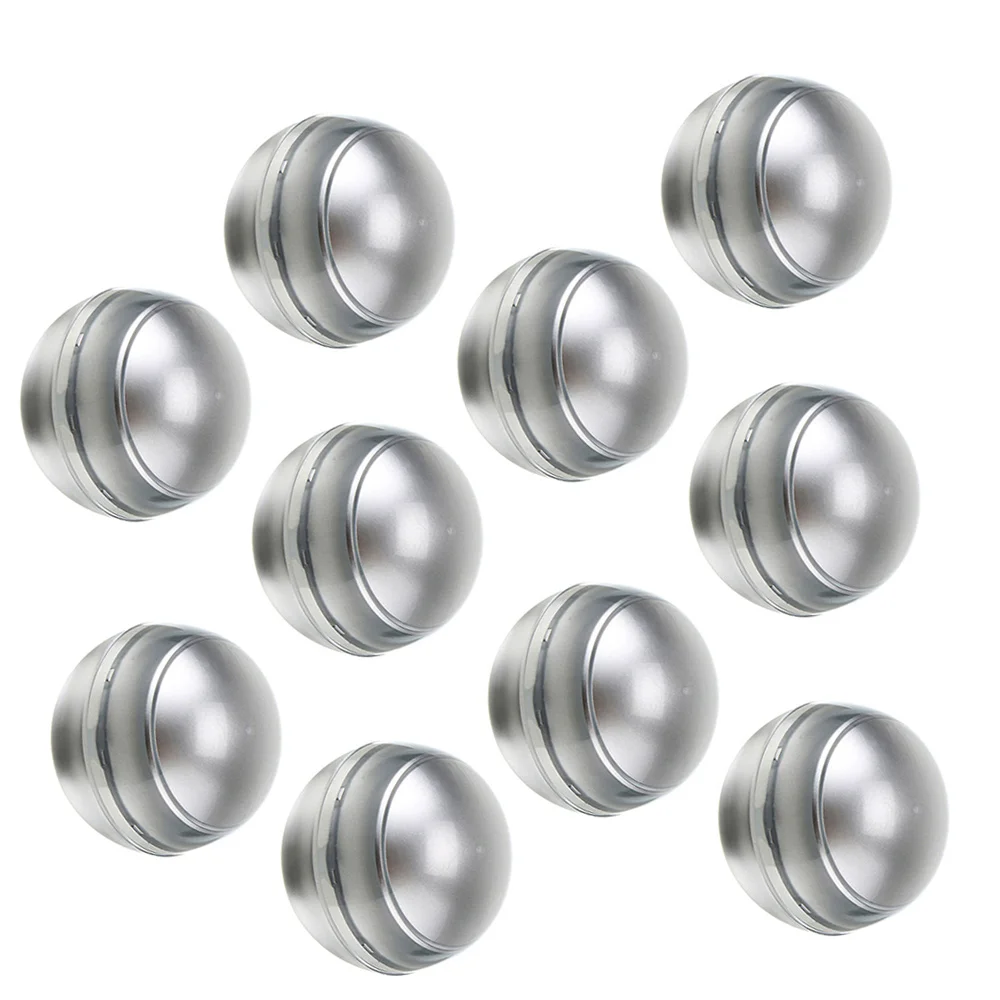 

10pcs/lot 5g Cosmetic Empty Jar Pots Cream Balm Eyeshadow Makeup Container Refillable Bottles Travel Portable Plastic Boxes