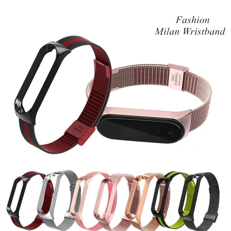 

Mi band 4 3 металлический ремешок браслет для Xiao mi Band 3 4 Безвинтовой mi Band 4 3 браслет mi Band band smart band 3 4 ремешок