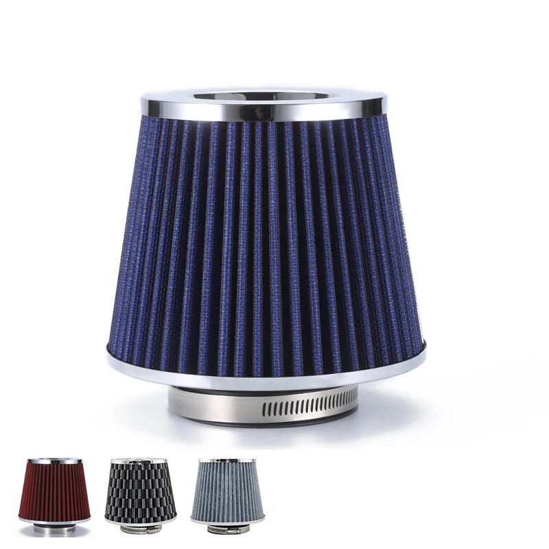 Universal Car Air Filter 76mm 3inch for Cold Intake High FlowPerformance Breather Filters Pipe mushroom head | Автомобили и