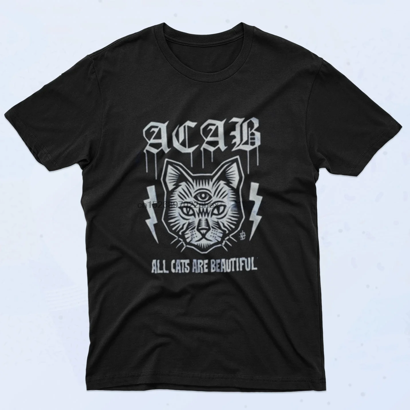 

Acab All Cats Are Beautiful 90S T Shirt Style