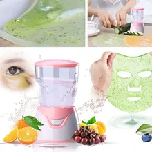 Mini Automatic Fruit Face Mask Maker DIY Automatic Vegetable Natural Collagen Fruit Face Mask Machine Skin Care Home Makeup
