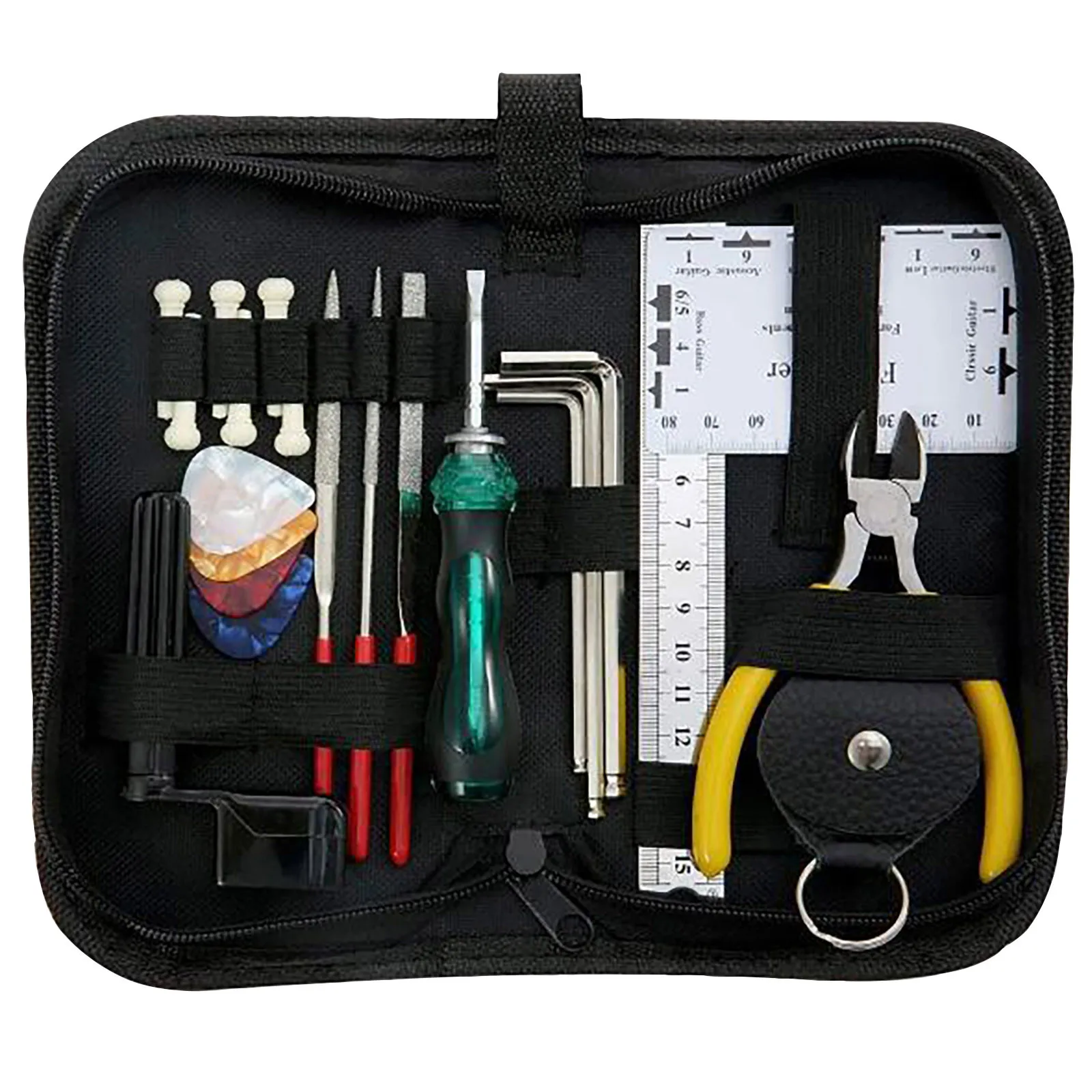 Справочный набор инструменты органайзер струн экшн-линейка измерительный