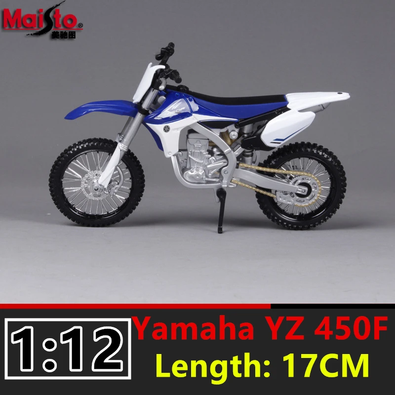 Maisto 1:12 Yamaha 450F моделирование сплав мотокросса серии авторизованный игрушечный мотоцикл автомобиль Коллекционирование подарки