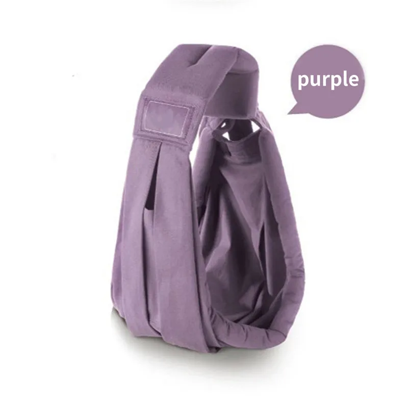purple 8 цветов, Рюкзак-кенгуру на лямках для малышей, сумка-кенгуру для малышей, популярный органический спонж для новорожденных - Цвет: purple