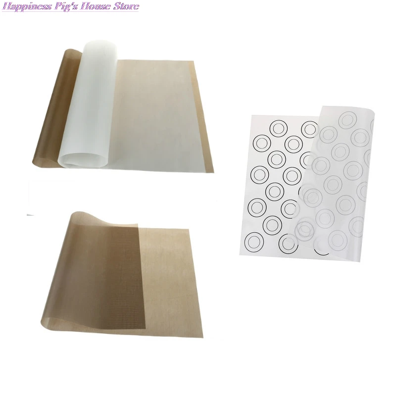 Силиконовый коврик для выпечки жаропрочная посуда фондан Макарон духовка