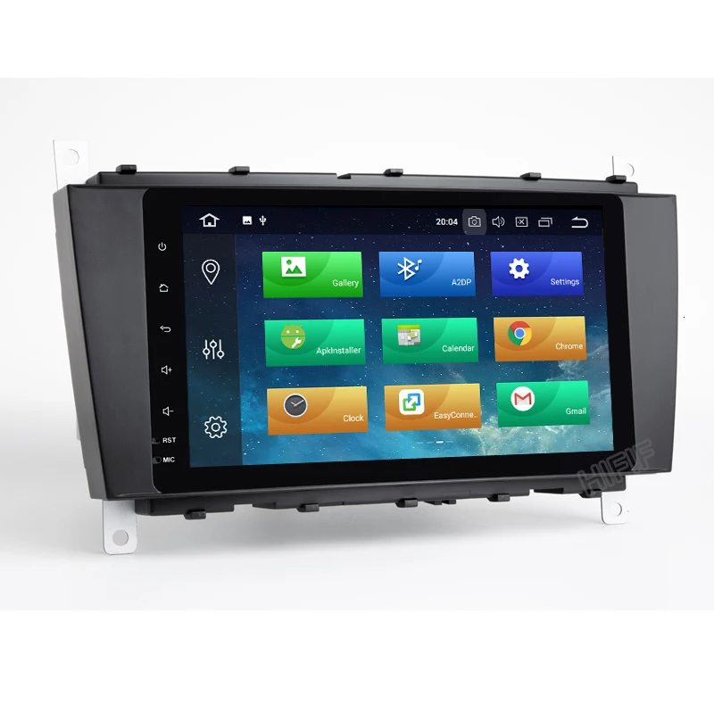 Carplay 8 &quotDSP IPS экран Android 10 4G Автомобильный GPS для Mercedes Benz C Class W203 C200 C230 C320 CLK200 CLK350 CLK500