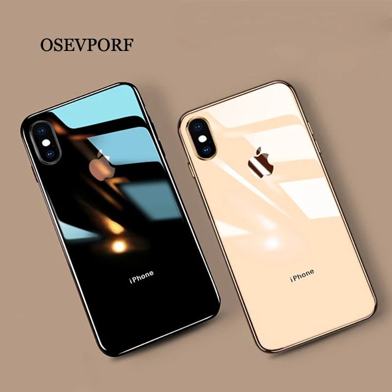 

Luxury Plating Case Ultra Thin Transparent Covers Soft TPU Capinhas For iPhone 13 12 Mini 11 Pro Max SE 2 8 7 6 6s XS XR Coque