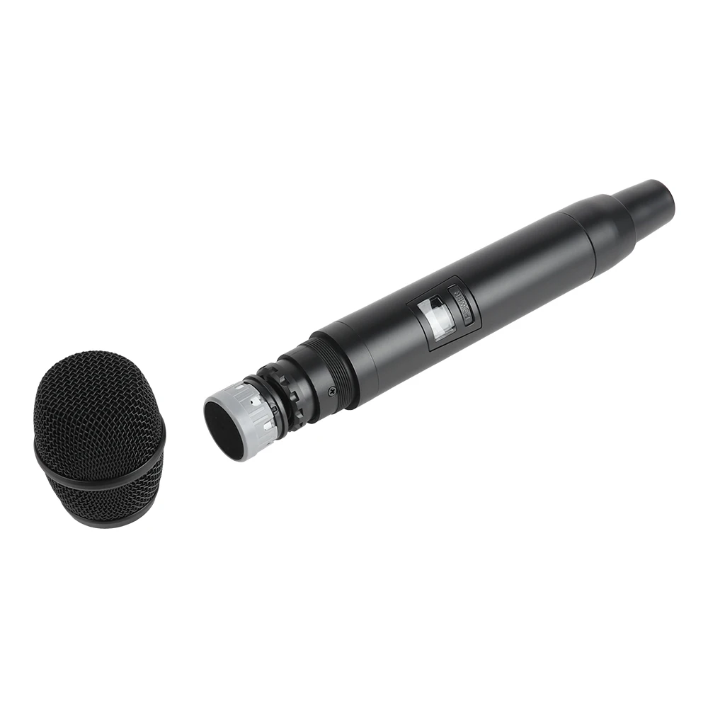 XTUGA U1002 UHF профессиональный двойной беспроводной микрофон Система 2 канала 2 ручной караоке микрофон Комплект для свадьбы, вечерние