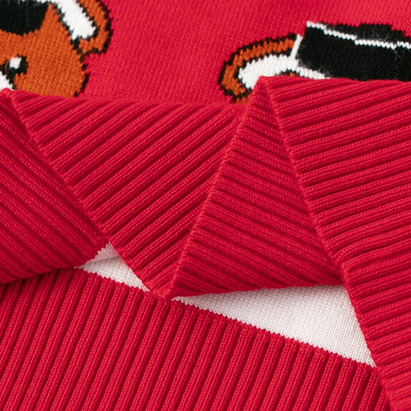 

Children's Boy Girl Sweater Pullover Cartoon Beer Bottoming Autumn Spring Wear