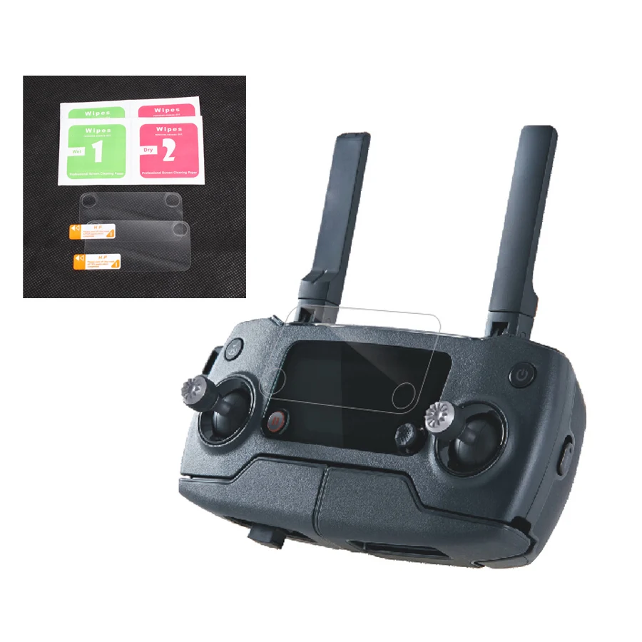2 шт для Mavic Pro Защитная пленка экрана DJI & Zoom пульт дистанционного управления