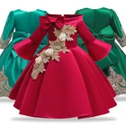 Платья для маленьких девочек; Детские рождественские платья для девочек; Платье принцессы; Костюм с цветочным узором для девочек свадебное платье для детей; Торжественное вечернее платье вечерние платья