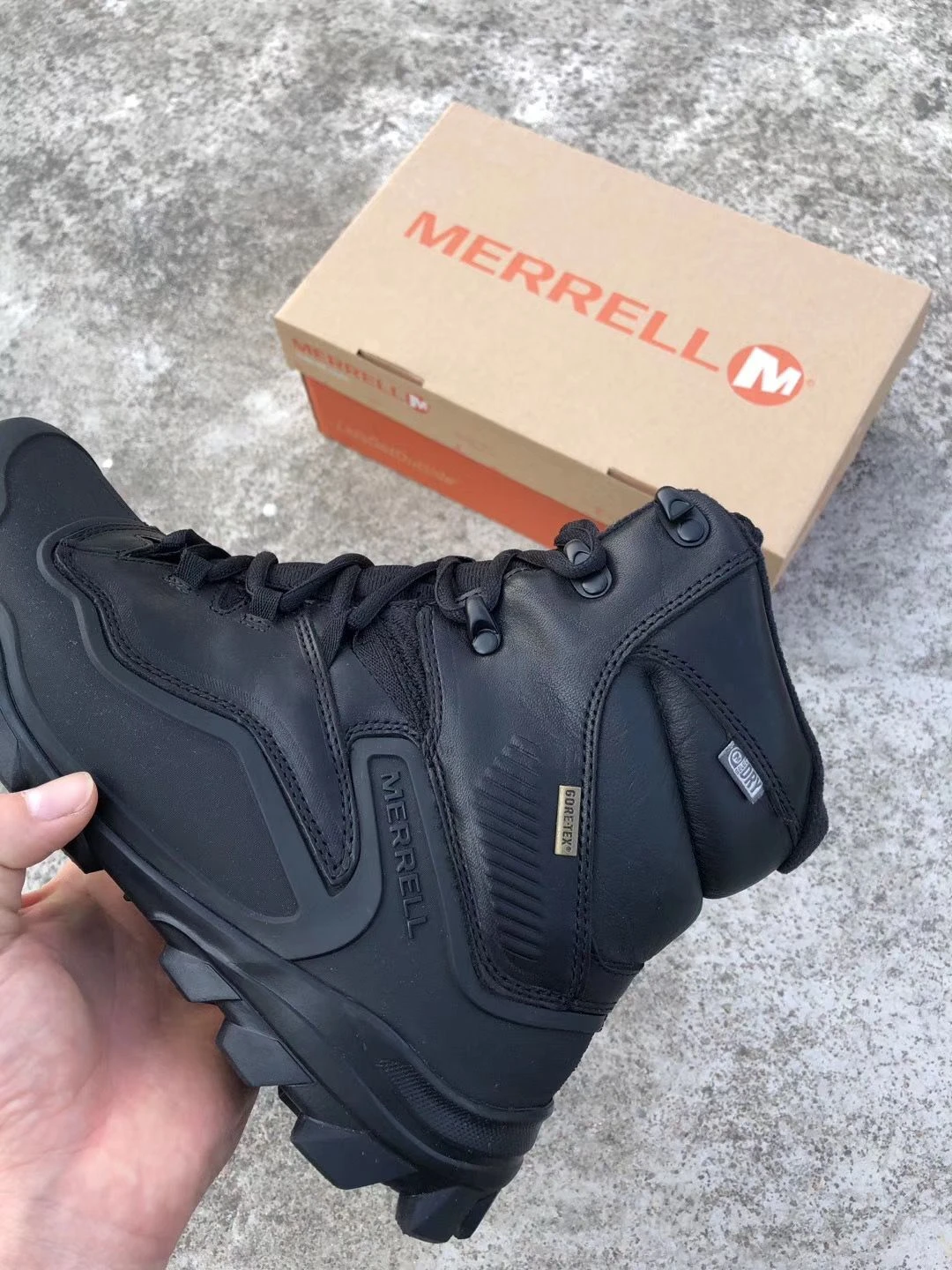 Merrell Мужская обувь для походов осенне-зимние ботинки с высоким берцем