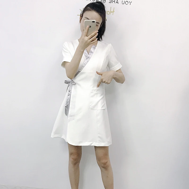 Косметологическая форма для маникюра новый спа-центр здоровья вышивка рабочая