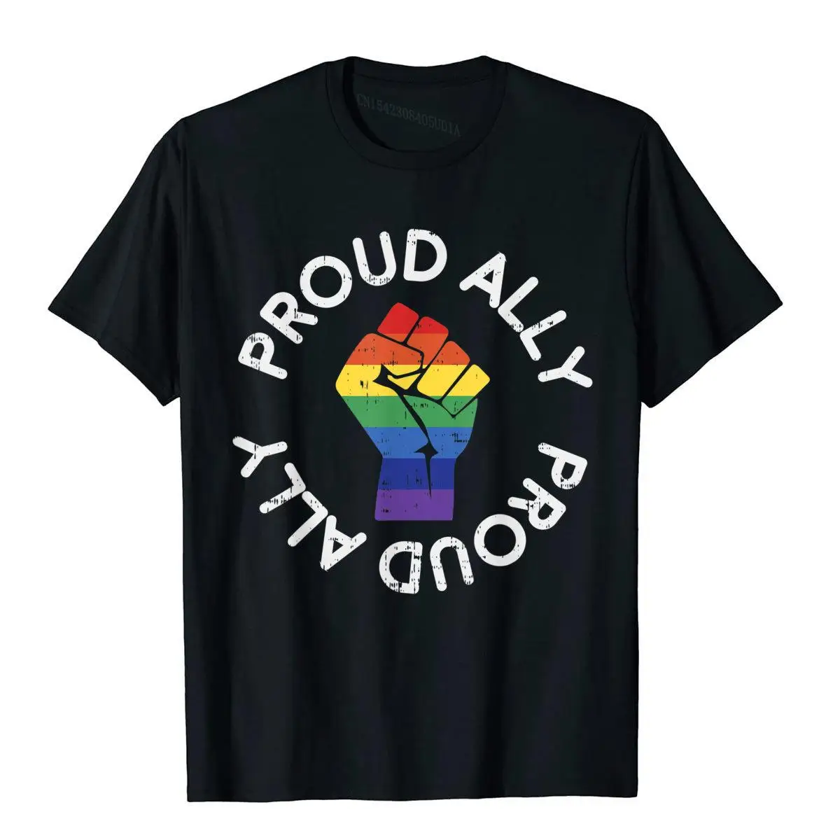 

Proud Ally Gay Pride Shirt LGBT Gay Lesbian Protest Gift T-Shirt High Quality Man Top T-Shirts Geek Tops & Tees Cotton Summer