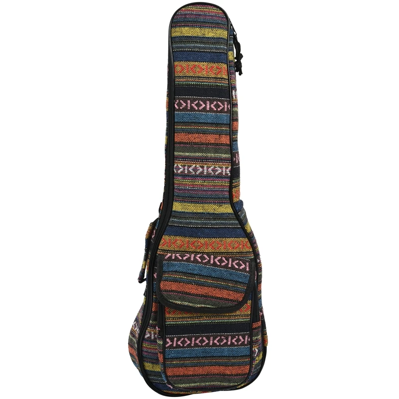 

23 дюймовый портативный хлопковый нейлоновый мягкий бас-гитара, сумка для гитары, чехол для укулеле, Чехол для гитары, рюкзак с двойным ремеш...