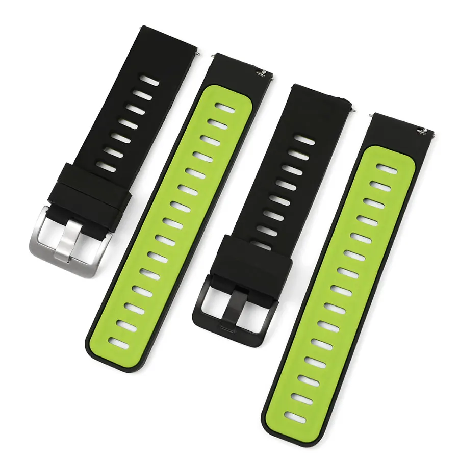 20mm/22mm Soft Silicone Watch Strap Band for Galaxy Watch 42mm Active2 40mm bracelet For Huawei GT/2/2e band 46 mm Smart Straps