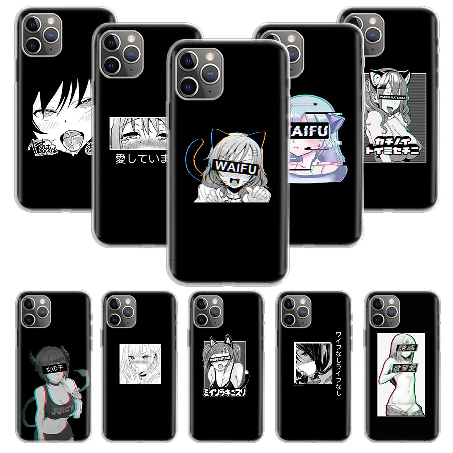 

Anime Hentai ​Sexy Mang Girl Smartphone Case Carcasa For iPhone 13 Mini 11 12 Pro Max XR X XS Max 7 8 6 6S Plus Soft Cover Coque