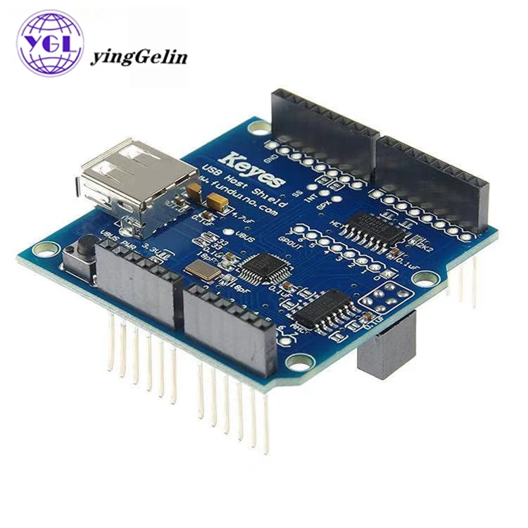 

Щит для хоста USB для UNO MEGA Arduino, совместимый с google Android ADK, плата электронного модуля