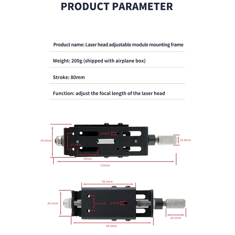 Аксессуары для станков с ЧПУ комплект регулируемой монтажной головки модуля