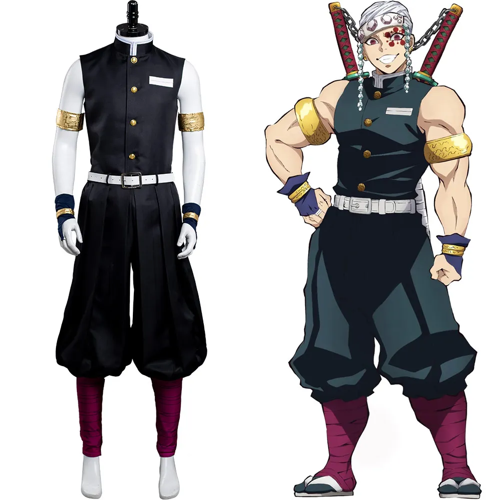 

Demon Slayer Season 2 Uzui Tengen Cosplay Costume Outfits Uniform Halloween Carnival Suit
