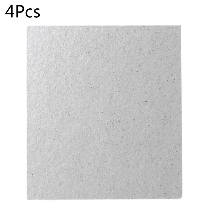 4pcs Universal Microwave Oven Mica Plates Sheets Cover Thick Replacement Parts