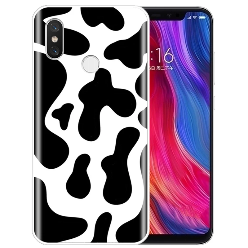 Белая черная коровья пятна символ рисунок силиконовая искусственная кожа для