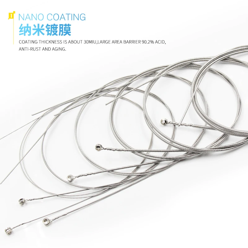 orphee elektrische bass gitarre saiten set metall nano beschichtung professionelle musican elektrische bass gitarre string sets gitarre teile free glo