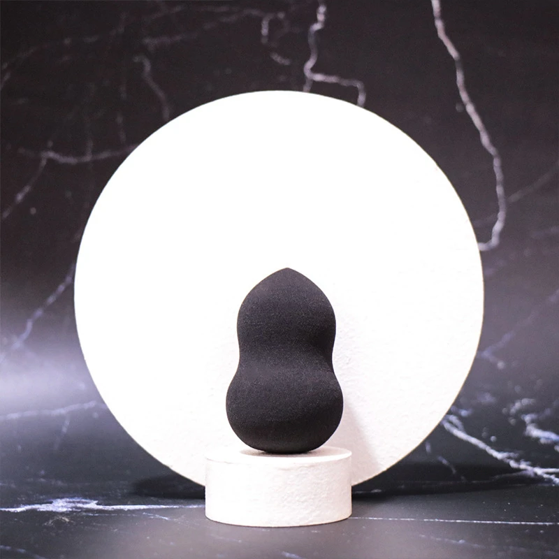 Черный аппликатор для макияжа супер мягкая губка блендер пудры гладкая основа