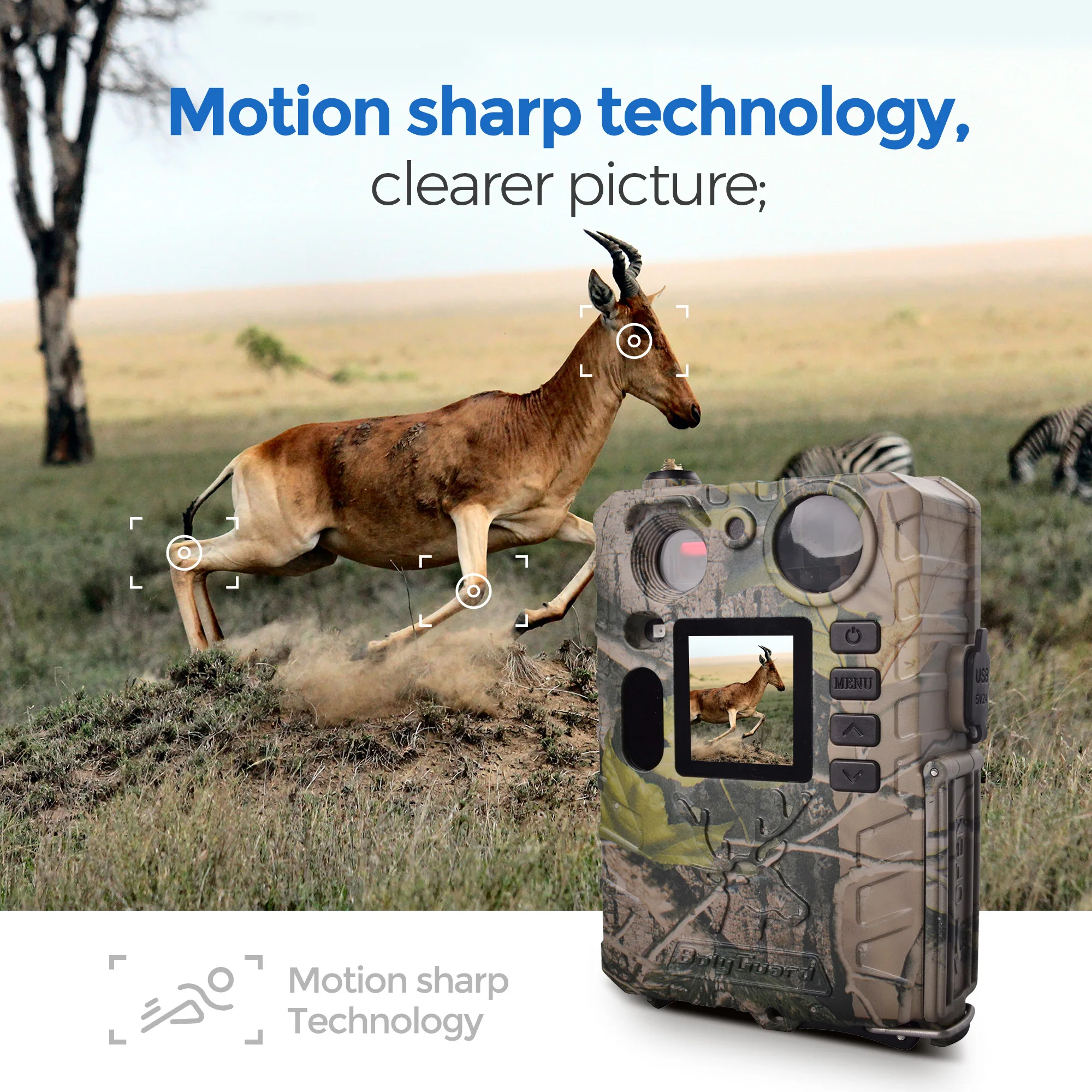 Фото BG710-M 940nm Black IR Night Vision 4G Wireless Hunting Trail Camera Color LCD Invisible Game Cameras Motion Sharp Technology №4