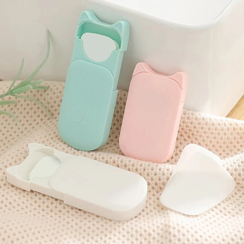 

30pcs/set Travel Hand-washing Soap Paper Cleaning Paper Mini Soap