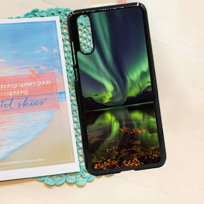 

Beautiful aurora natural wonder Phone Case PC for iPhone 11 12 pro XS MAX 8 7 6 6S Plus X 5S SE 2020 XR