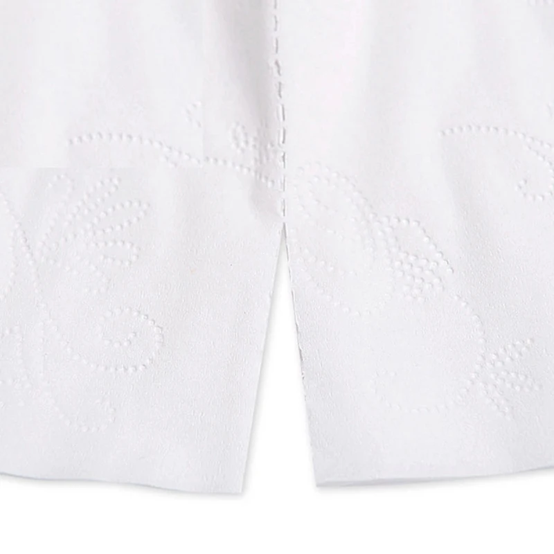 Бумага для ванной домашняя туалетная бумага 12 рулонов/упаковка белая плотная