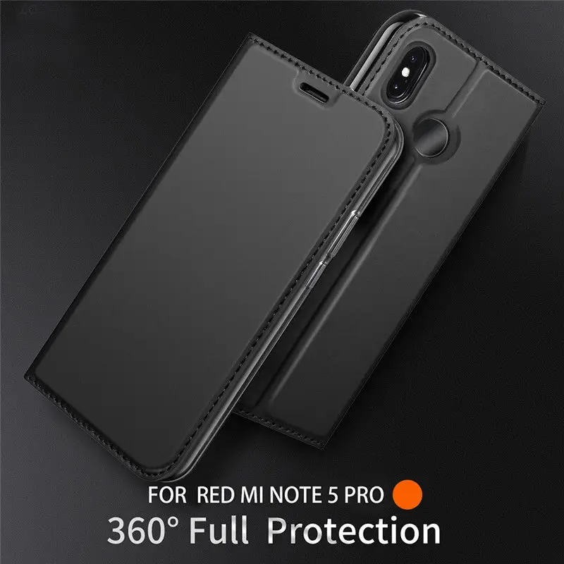 Магнитный кожаный чехол-книжка для телефона Xiaomi mi A2 Lite A1, Чехол-держатель для карт для Red mi Note 7 5 6 Pro 5A Prime 4X4 6A Plus