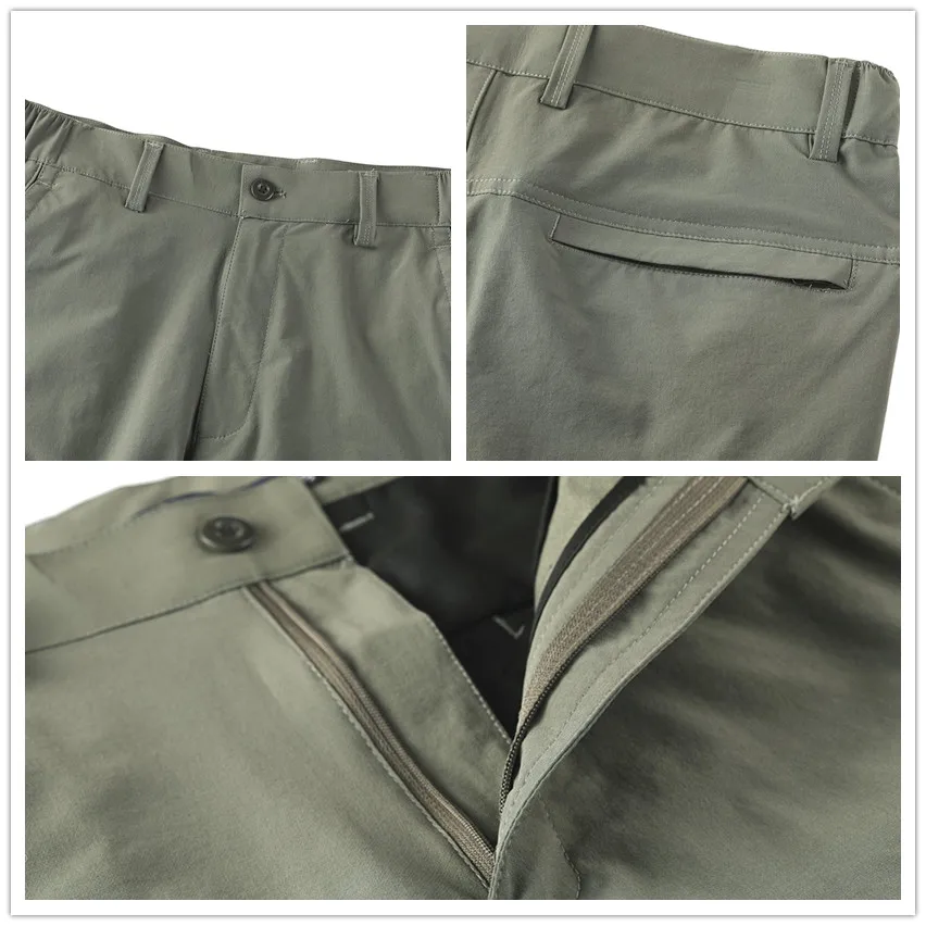 

Men's New Summer Quick Drying Hiking Trekking Breathable Fabric Shorts Zipper Pockets Casual Camping Outdoor Fishing Thin SG002