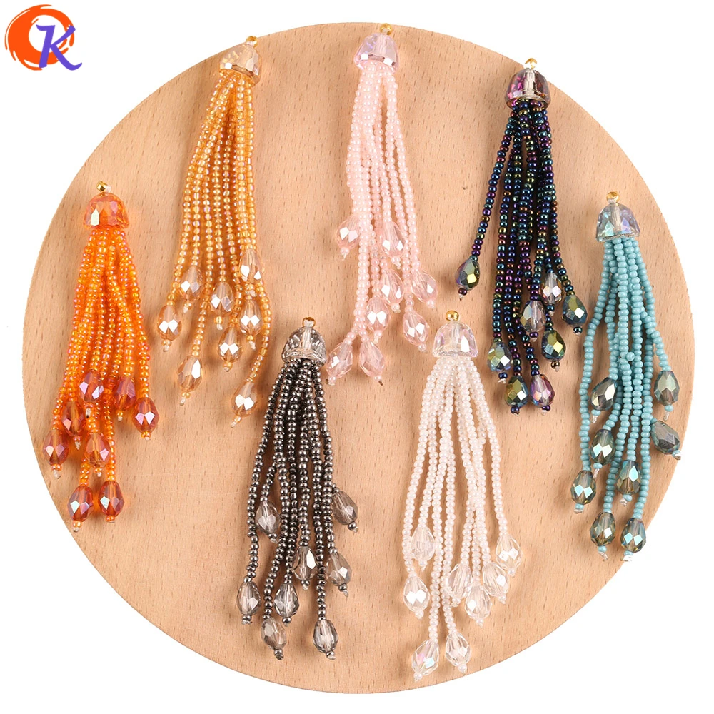 Сердечный дизайн 10 шт. 10*76 мм Ювелирные изделия из жемчуга Аксессуары/хрустальные