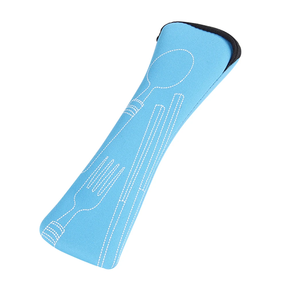 Portable Chopstick Spoon Fork Storage Bag Travel Camping Cutlery Pouch Tableware Organizer Kitchen Accessories | Дом и сад