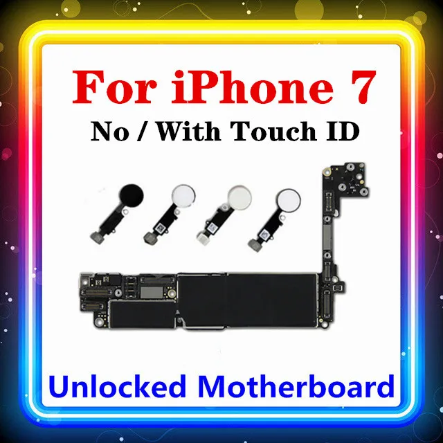 Материнская плата для Iphone 7 с/без Touch ID 32 ГБ 128 256 | Мобильные телефоны и аксессуары