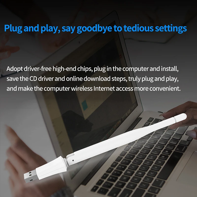 Беспроводной usb-адаптер GLSMART GLW311MA 150 Мбит/с сетевой адаптер с высоким