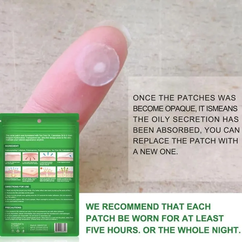 24pcs/sheet Acne Pimple Patch Effectively Treatment Face Skin Blemish Master Invisible Remover Acnes Mask Stickers Beauty Tool