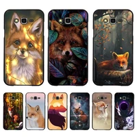 fox cute anima phone case for samsung galaxy j 4plus j6 j5 j72016 j7prime cover for j7core j6plus